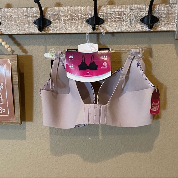 💥 SALE NWT T-Shirt No Poke No Pinch Floral Bra - Picture 4 of 7